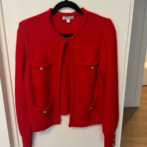 J.Crew red sweater! Size S!